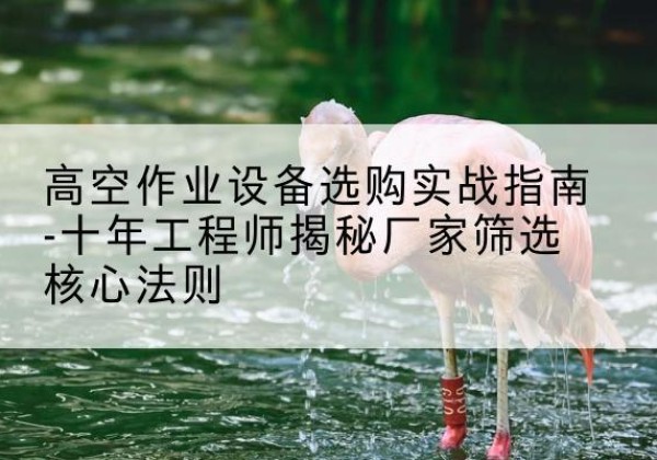 海门剪叉式升降机厂家-高空作业设备选购实战指南-十年工程师揭秘厂家筛选核心法则
